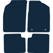 Image of the mat template for Ford Ka (2009 - 2013) Car Mats