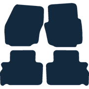 Image of the mat template for Ford S-Max 5 Seater (2006 - 2010) Car Mats