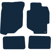 Image of the mat template for Honda Accord (1998 - 2003) Car Mats