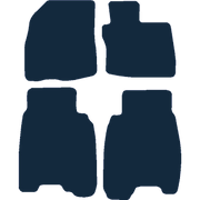 Image of the mat template for Honda Civic (5 Door) (2006 - 2008) Car Mats