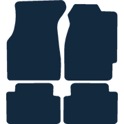 Image of the mat template for Honda Civic (1995 - 2001) Car Mats