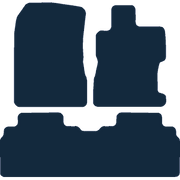 Image of the mat template for Honda Civic Hybrid (2006 - 2011) Car Mats