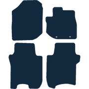 Image of the mat template for Honda Jazz Fixings In Driver Side (2008 - 2011) Car Mats