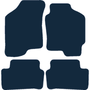 Image of the mat template for Hyundai Coupe (2002 - 2009) Car Mats