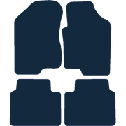 Image of the mat template for Hyundai Sonata (2005 - 2010) Car Mats