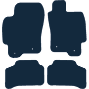 Image of the mat template for Jaguar X-Type 2.5 & 3.5 Litre Automatic (2001 - 2009) Car Mats