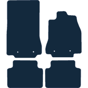 Image of the mat template for Jaguar XF x250 (2008 - 2014) Car Mats