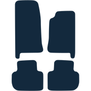 Image of the mat template for Jaguar XJ (1994 - 2003) Car Mats