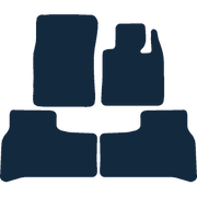 Image of the mat template for Land Rover Range Rover (2003 - 2007) Car Mats