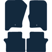 Image of the mat template for Land Rover Range Rover Sport (2008 - 2013) Car Mats