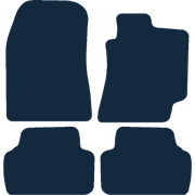 Image of the mat template for Lexus IS 200 (1999 - 2005) Car Mats