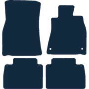 Image of the mat template for Lexus LS 460 (2006 - Present) Car Mats