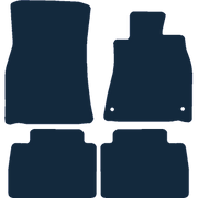 Image of the mat template for Lexus LS 600h (2007 - 2018) Car Mats