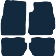 Image of the mat template for Mazda 2 (2007 - 2012) Car Mats