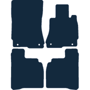 Image of the mat template for Mercedes-Benz S Class LWB (2006 - 2013) Car Mats