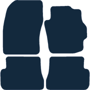 Image of the mat template for Mazda 3 (2005 - 2009) Car Mats