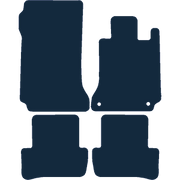 Image of the mat template for Mercedes-Benz C Class W204/S204 Automatic (2007 - 2014) Car Mats