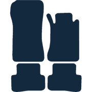 Image of the mat template for Mercedes-Benz C Class CL203 Coupe (2001 - 2008) Car Mats