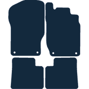 Image of the mat template for Mercedes-Benz M Class (2006 - 2012) Car Mats