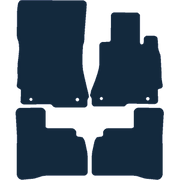 Image of the mat template for Mercedes-Benz S Class SWB (2006 - 2013) Car Mats