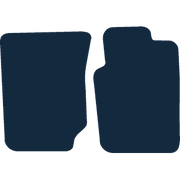 Image of the mat template for Mitsubishi L200 Single Cab (2006 - 2015) Car Mats