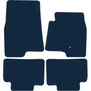 Image of the mat template for Mitsubishi Shogun D-ID Short Wheelbase (2000 - 2007) Car Mats