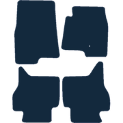 Image of the mat template for Mitsubishi Shogun D-ID Long Wheelbase (2000 - 2007) Car Mats