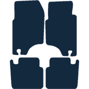 Image of the mat template for Mitsubishi Shogun Short Wheelbase (1992 - 2000) Car Mats