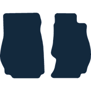 Image of the mat template for Nissan 350Z 2 Piece (2003 - 2010) Car Mats