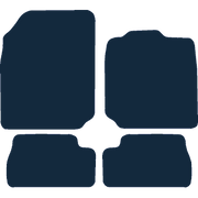 Image of the mat template for Nissan Micra 3 Door (K12) (2003 - 2008) Car Mats