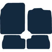 Image of the mat template for Nissan Micra 5 Door (K12) (2003 - 2008) Car Mats