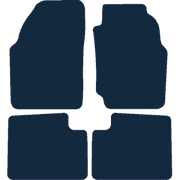 Image of the mat template for Nissan Primera (1996 - 2002) Car Mats