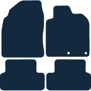 Image of the mat template for Nissan Qashqai J10 (2007 - 2014) Car Mats