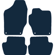 Image of the mat template for Peugeot 308 (2008 - 2013) Car Mats