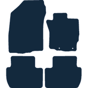 Image of the mat template for Peugeot 4007 (2007 - 2012) Car Mats