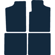 Image of the mat template for Renault Clio (1993 - 1998) Car Mats