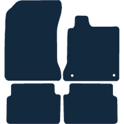 Image of the mat template for Renault Laguna (2008 - 2015) Car Mats