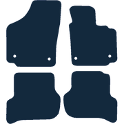 Image of the mat template for SEAT Altea With Clips (2008 - 2011) Car Mats