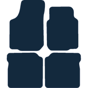 Image of the mat template for SEAT Leon (2002 - 2005) Car Mats