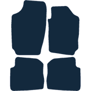 Image of the mat template for Skoda Fabia (2000 - 2007) Car Mats