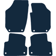 Image of the mat template for Skoda Fabia (2007 - 2014) Car Mats