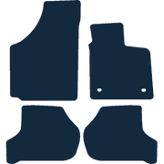 Image of the mat template for Skoda Octavia (2004 - 2008) Car Mats