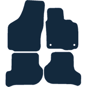 Image of the mat template for Skoda Octavia (2 Clips) (2008 - 2013) Car Mats