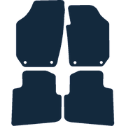 Image of the mat template for Skoda Roomster (2006 - 2015) Car Mats