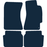 Image of the mat template for Subaru Impresza (2001 - 2008) Car Mats