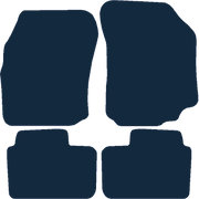 Image of the mat template for Suzuki SX4 Hatchback 2WD Manual (No Fixings) (2006 - 2013) Car Mats