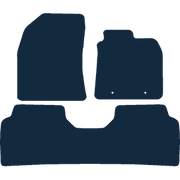 Image of the mat template for Toyota Avensis (2009 - 2011) Car Mats