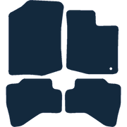 Image of the mat template for Toyota Aygo One Clip (2005 - 2014) Car Mats