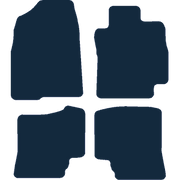 Image of the mat template for Toyota Prius (2005 - 2009) Car Mats