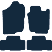 Image of the mat template for Toyota RAV4 (2006 - 2013) Car Mats